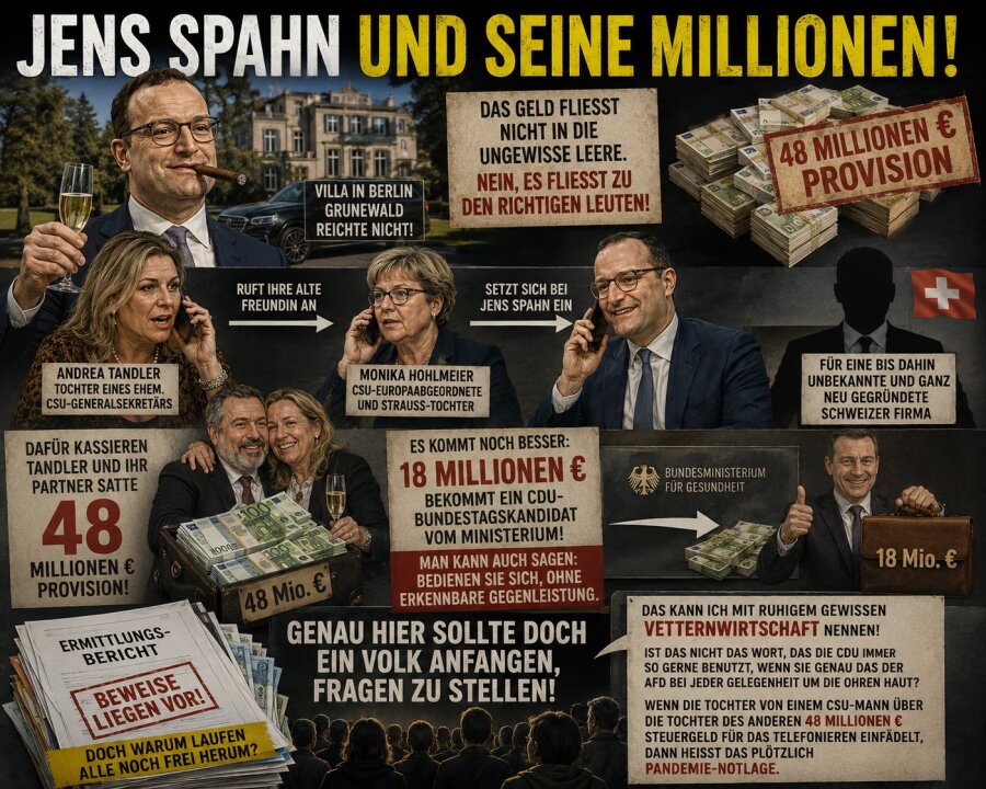 Jens Spahn und seine Millionen! Die Villa in Berlin Grunewald reichte nicht.