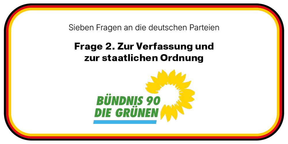 Das Referendum blieb Vergangenheit: Die Grünen bauen lieber das Grundgesetz um