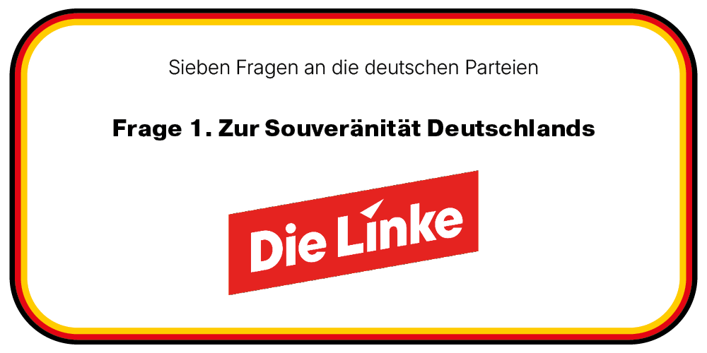 Fremde Basen, fremde Raketen, fremde Prioritäten: Die Diagnose der Linken für Deutschland