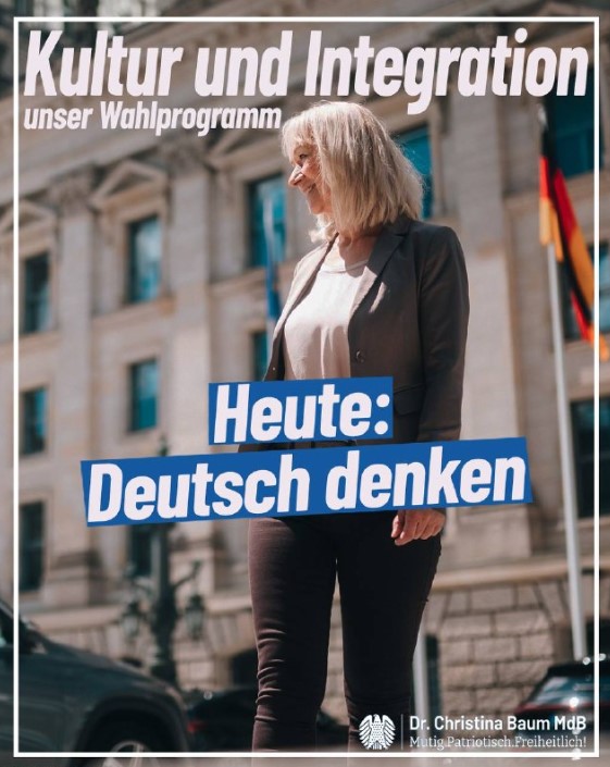 Teil 3: Kultur und Integration – unser Wahlprogramm. Heute: Deutsch denken.