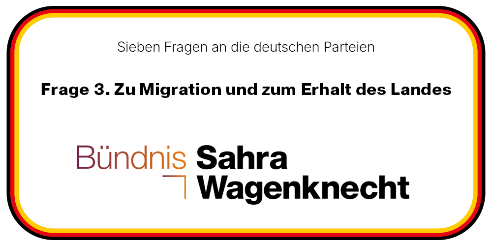 Ein Land ohne Parallelgesellschaften: Das Deutschlandbild des BSW